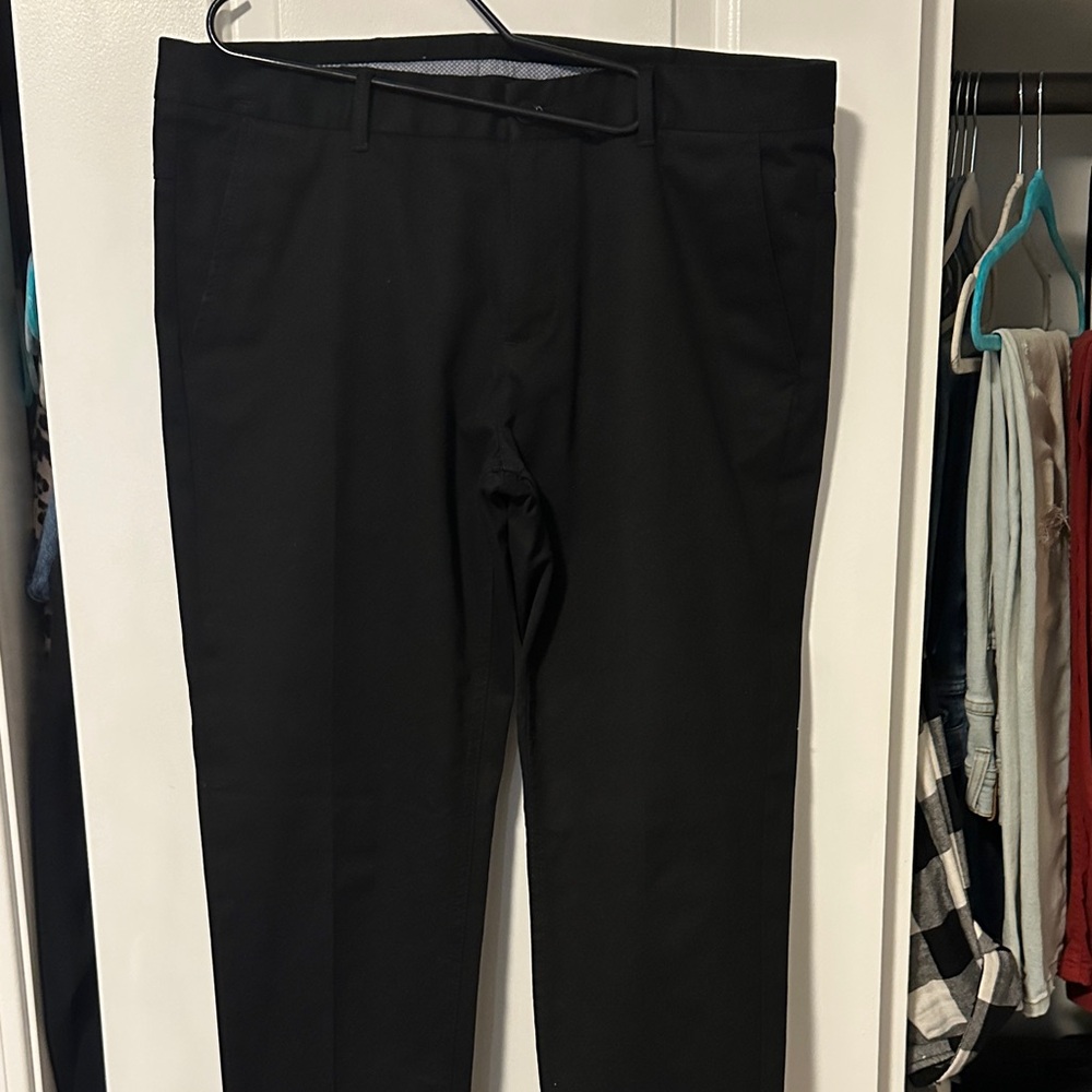 ZARA Man Black Waistband Trousers - Basic Collection